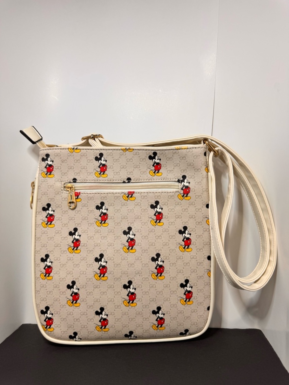 Disney Cream Crossbody Bag with Red and Yellow Accents - Picture 2 of 8